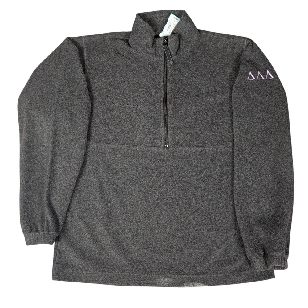 Columbia Kansas State Wildcats Quarter Zip Fleece Pullover Gray Mens‎ S K-State